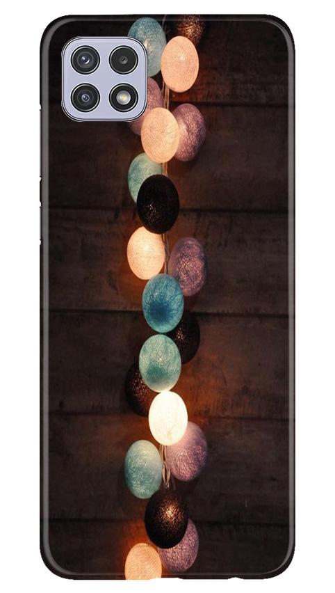 Party Lights Mobile Back Case for Samsung Galaxy A22 (Design - 209) Party Lights Case for Samsung Galaxy A22 (Design No. 209)