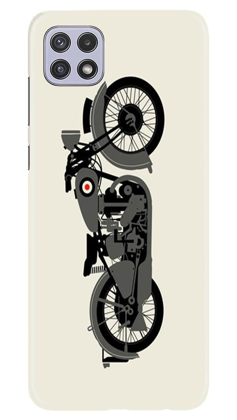MotorCycle Mobile Back Case for Samsung Galaxy A22 (Design - 259) MotorCycle Case for Samsung Galaxy A22 (Design No. 259)
