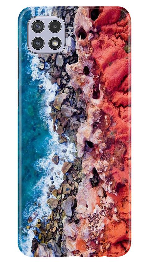Sea Shore Mobile Back Case for Samsung Galaxy A22 (Design - 273) Sea Shore Case for Samsung Galaxy A22 (Design No. 273)