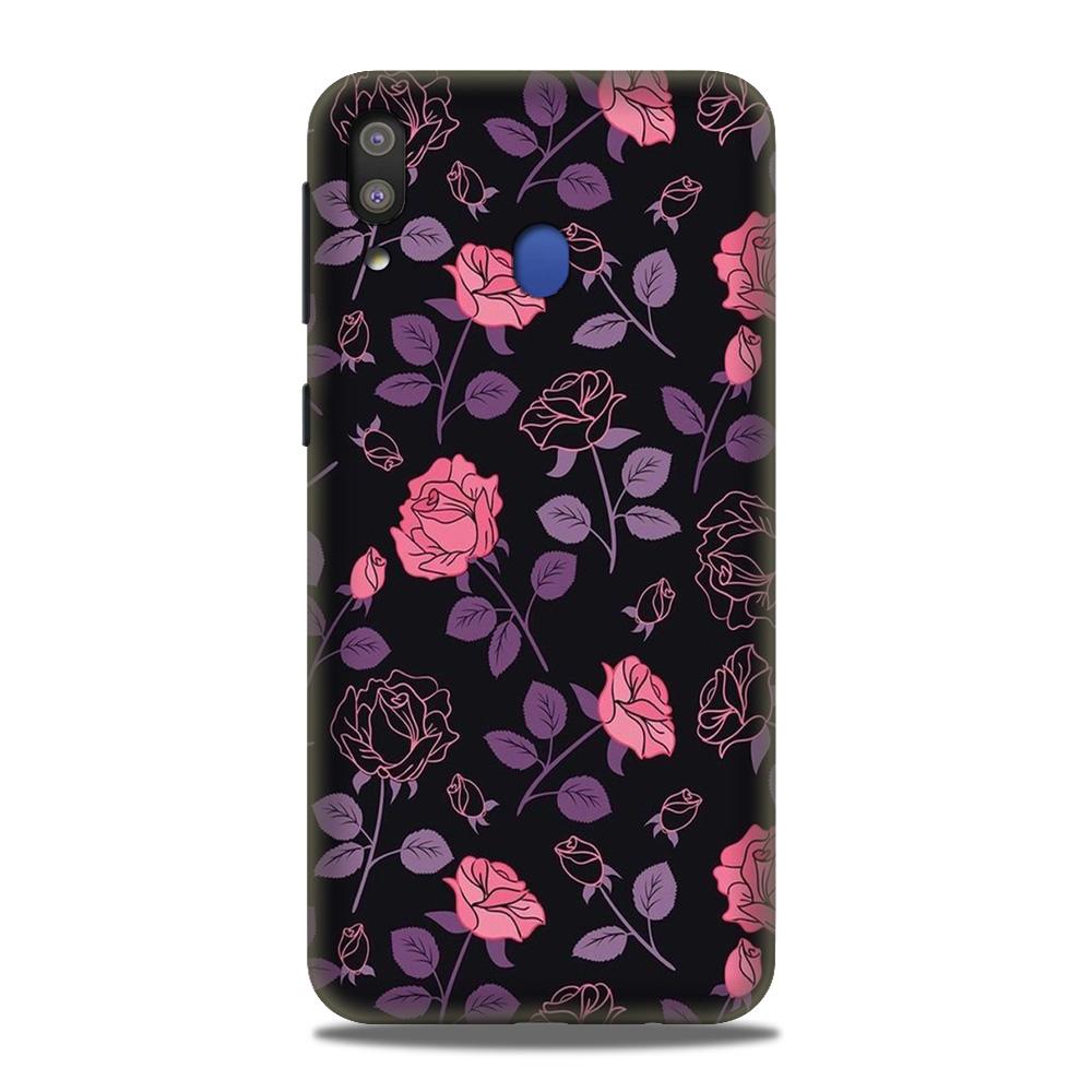 Rose Black Background Case for Samsung Galaxy M20 Rose Black Background Case for Samsung Galaxy M20