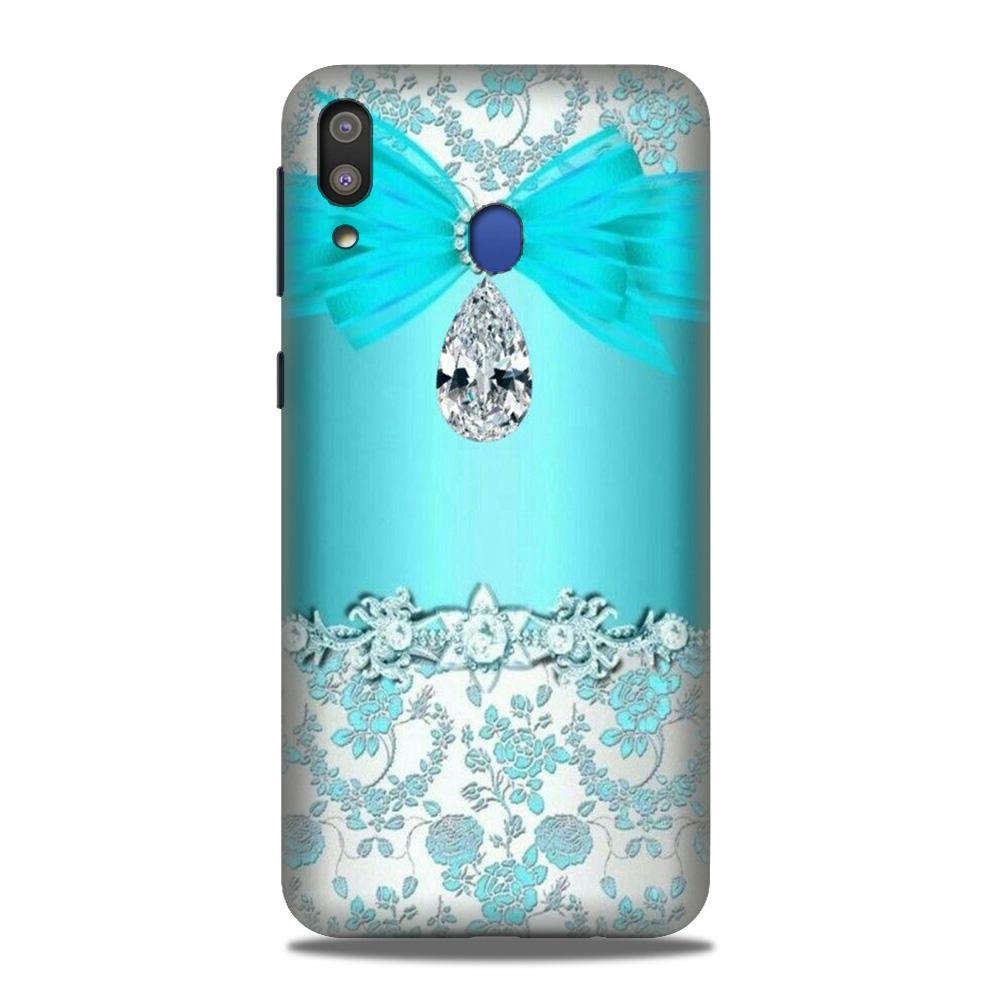 Shinny Blue Background Case for Samsung Galaxy M20 Shinny Blue Background Case for Samsung Galaxy M20