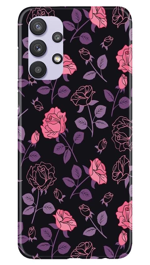 Rose Pattern Mobile Back Case for Samsung Galaxy A32 (Design - 2) Rose Pattern Case for Samsung Galaxy A32