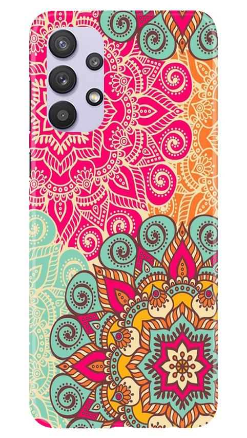 Rangoli art Mobile Back Case for Samsung Galaxy A32 (Design - 6) Rangoli art Case for Samsung Galaxy A32