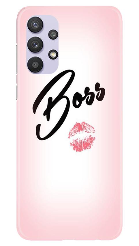 Boss Mobile Back Case for Samsung Galaxy A32 (Design - 59) Boss Case for Samsung Galaxy A32