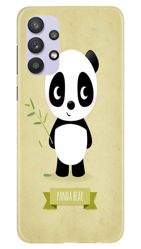 Panda Bear Mobile Back Case for Samsung Galaxy A32 (Design - 317) Panda Bear Mobile Back Case for Samsung Galaxy A32 (Design - 317)