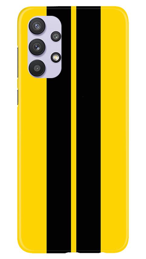Black Yellow Pattern Mobile Back Case for Samsung Galaxy A32 (Design - 377) Black Yellow Pattern Mobile Back Case for Samsung Galaxy A32 (Design - 377)