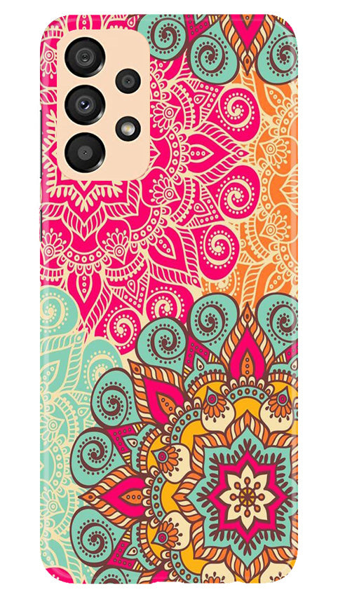 Rangoli art Mobile Back Case for Samsung Galaxy A33 5G (Design - 6) Rangoli art Case for Samsung Galaxy A33 5G