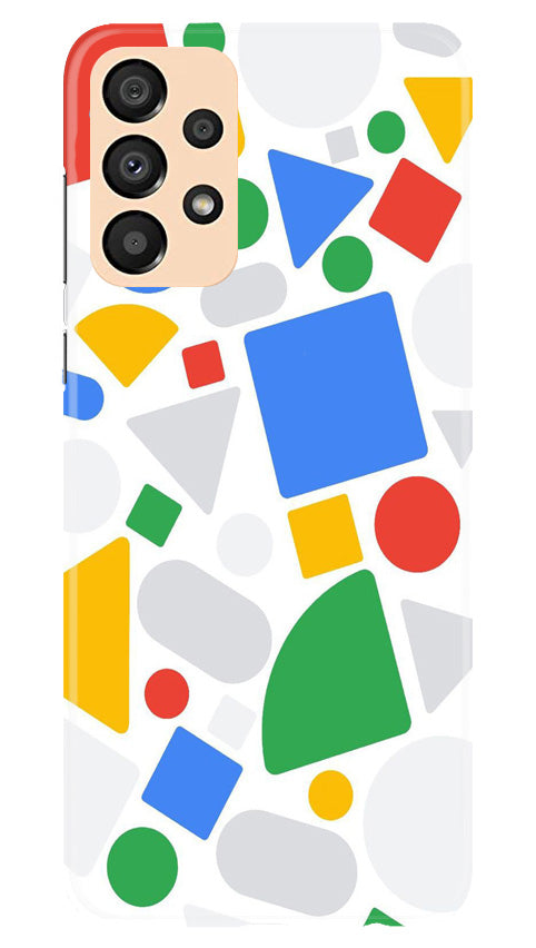 Circul Squar & Tringle Art Mobile Back Case for Samsung Galaxy A33 5G (Design - 18) Circul Squar & Tringle Art Case for Samsung Galaxy A33 5G