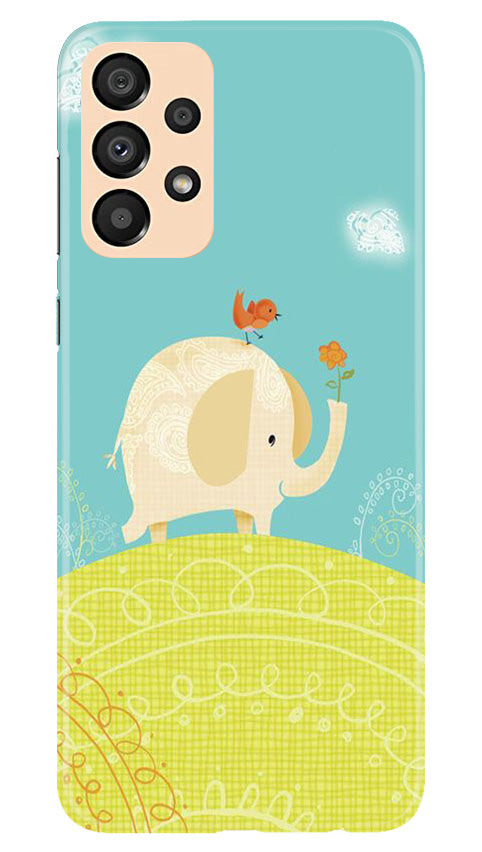 Elephant Painting Mobile Back Case for Samsung Galaxy A33 5G (Design - 46) Elephant Painting Case for Samsung Galaxy A33 5G