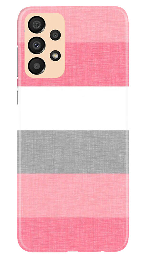 Pink white pattern Mobile Back Case for Samsung Galaxy A33 5G (Design - 55) Pink white pattern Case for Samsung Galaxy A33 5G