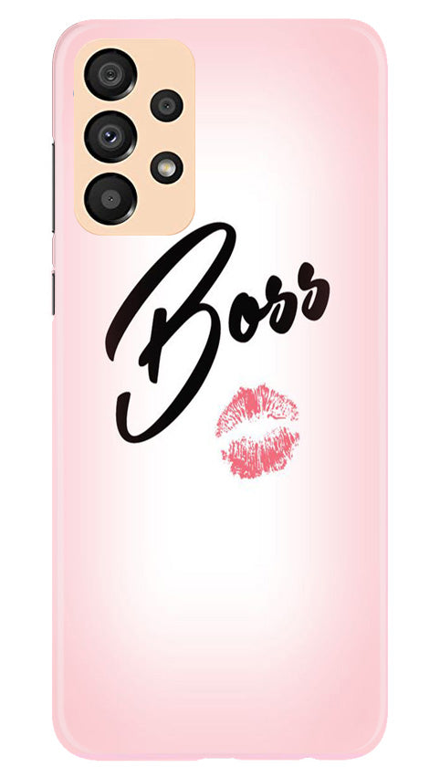 Boss Mobile Back Case for Samsung Galaxy A33 5G (Design - 59) Boss Case for Samsung Galaxy A33 5G