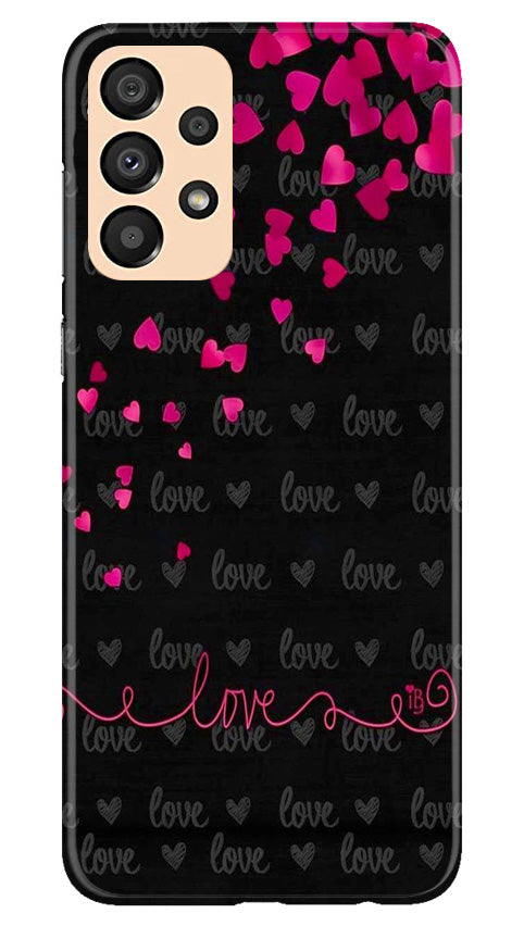 Love in Air Mobile Back Case for Samsung Galaxy A33 5G (Design - 89) Love in Air Case for Samsung Galaxy A33 5G