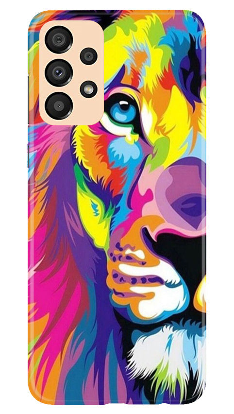 Colorful Lion Mobile Back Case for Samsung Galaxy A33 5G (Design - 110) Colorful Lion Case for Samsung Galaxy A33 5G (Design - 110)