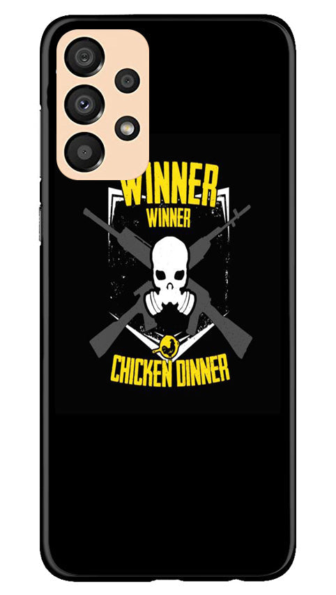 Winner Winner Chicken Dinner Mobile Back Case for Samsung Galaxy A33 5G (Design - 147) Winner Winner Chicken Dinner Case for Samsung Galaxy A33 5G (Design - 147)