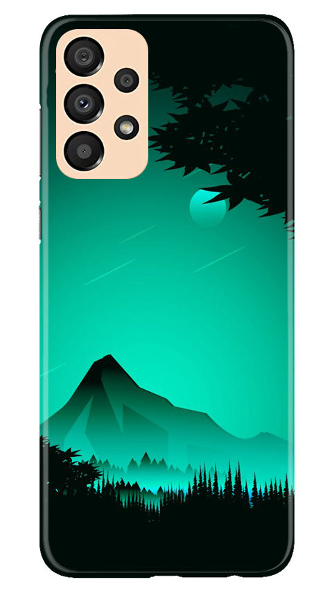 Moon Mountain Mobile Back Case for Samsung Galaxy A33 5G (Design - 173) Moon Mountain Case for Samsung Galaxy A33 5G (Design - 173)