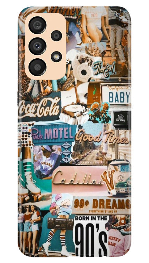 Vintage Design Mobile Back Case for Samsung Galaxy A33 5G (Design - 253) Vintage Design Case for Samsung Galaxy A33 5G (Design No. 253)