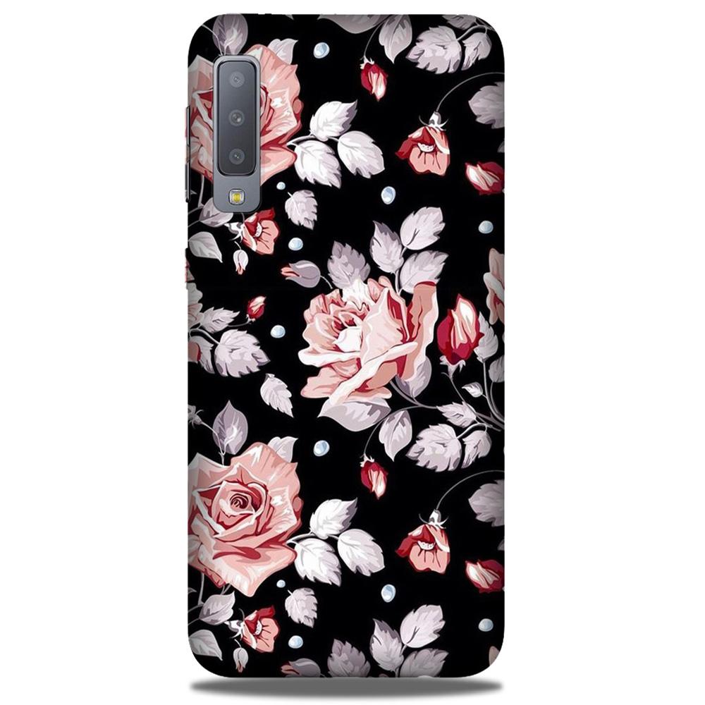 Pink rose Mobile Back Case for Galaxy A50 (Design - 12) Pink rose Case for Galaxy A50