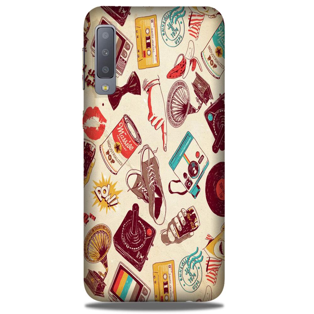 Vintage Mobile Back Case for Galaxy A50 (Design - 35) Vintage Case for Galaxy A50