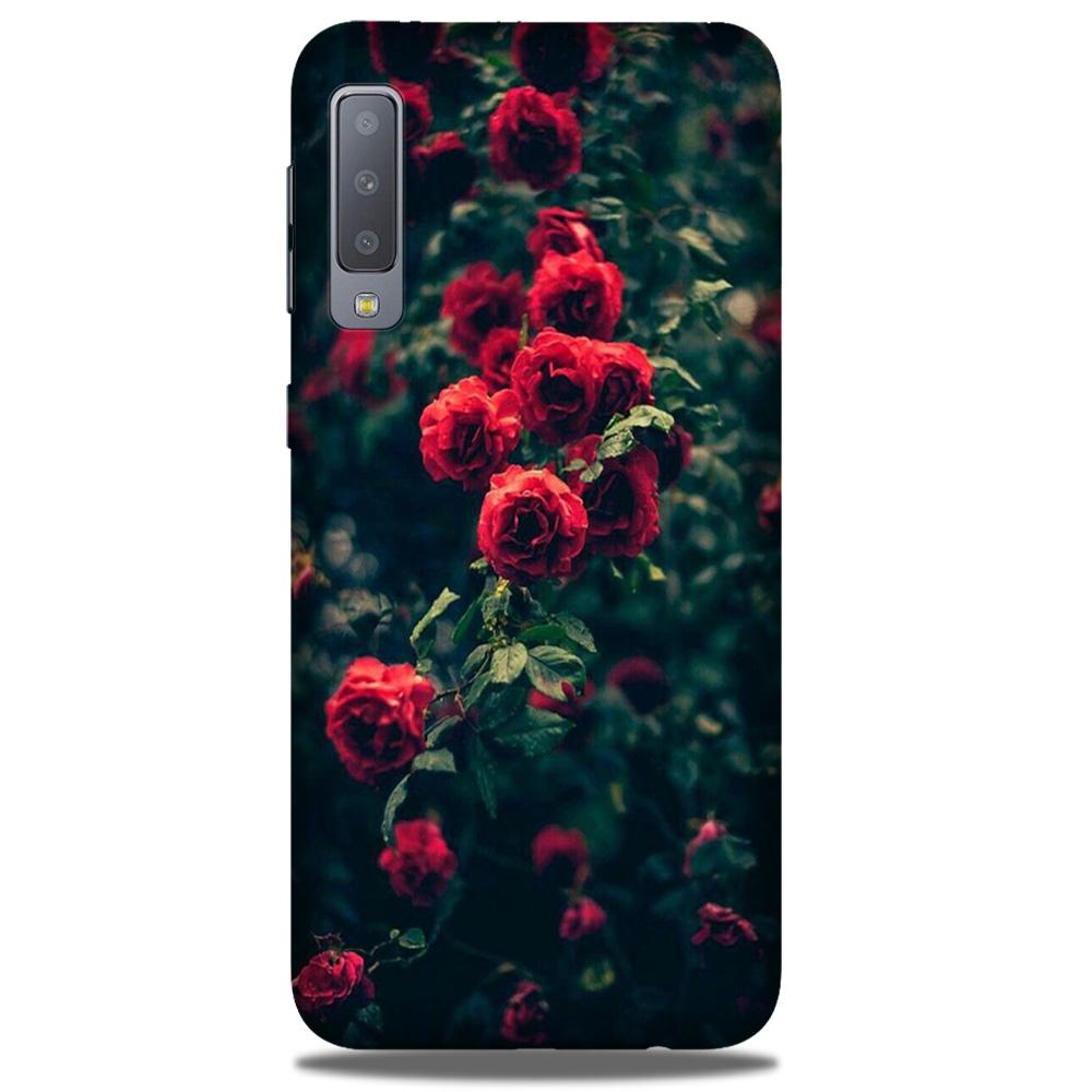 Red Rose Mobile Back Case for Galaxy A50 (Design - 66) Red Rose Case for Galaxy A50