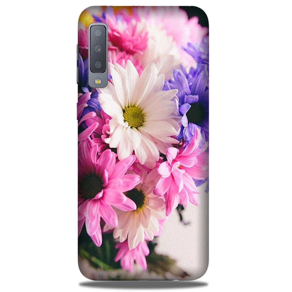 Coloful Daisy Mobile Back Case for Galaxy A50 (Design - 73) Coloful Daisy Case for Galaxy A50
