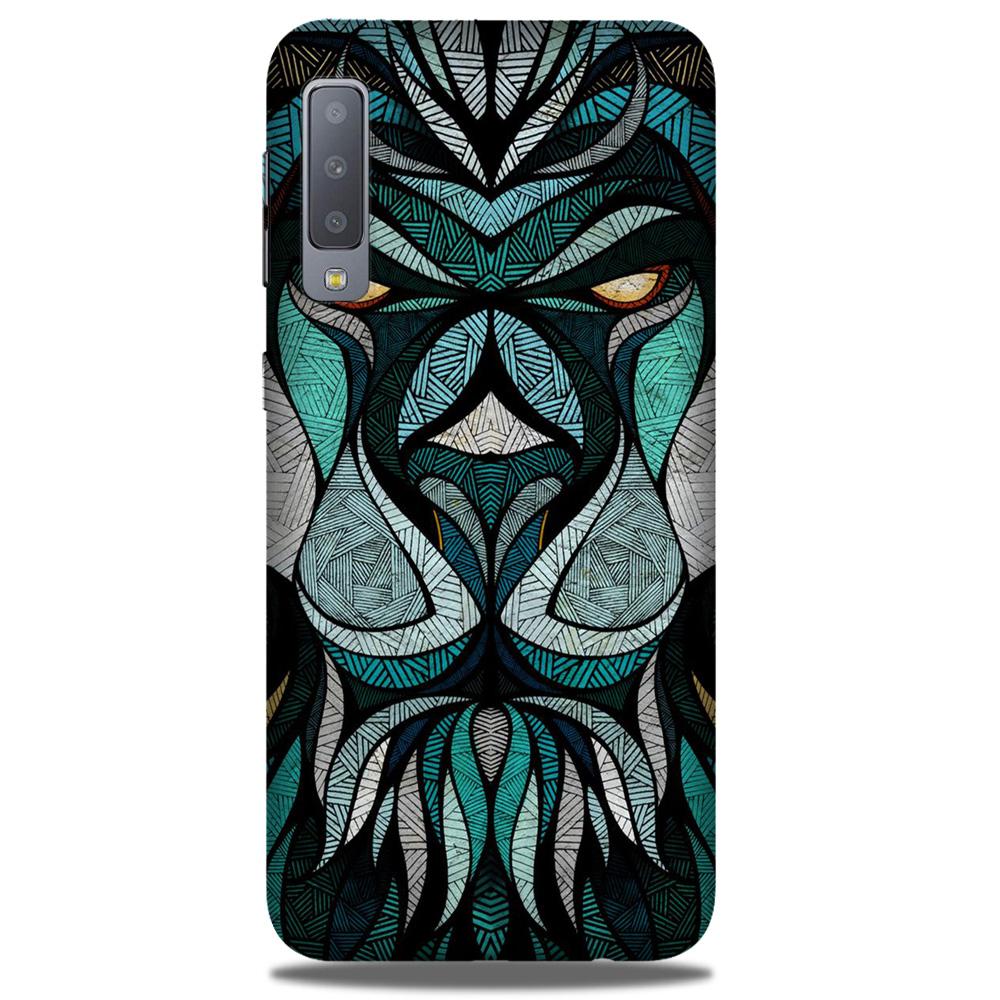 Lion Mobile Back Case for Galaxy A50 (Design - 97) Lion Case for Galaxy A50