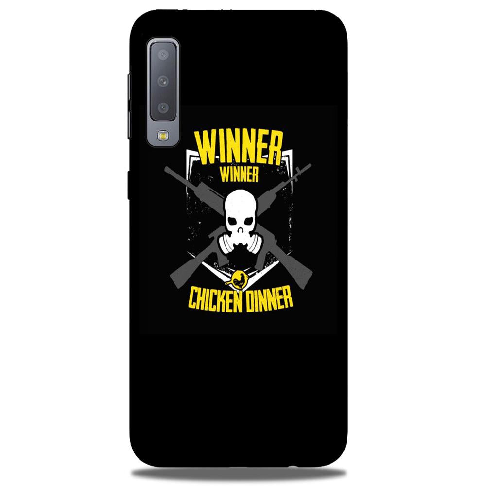 Winner Winner Chicken Dinner Mobile Back Case for Galaxy A50 (Design - 178) Winner Winner Chicken Dinner Case for Galaxy A50 (Design - 178)