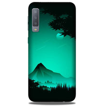 Moon Mountain Mobile Back Case for Galaxy A50 (Design - 204)