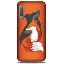 Wolf  Mobile Back Case for Galaxy A50 (Design - 224)