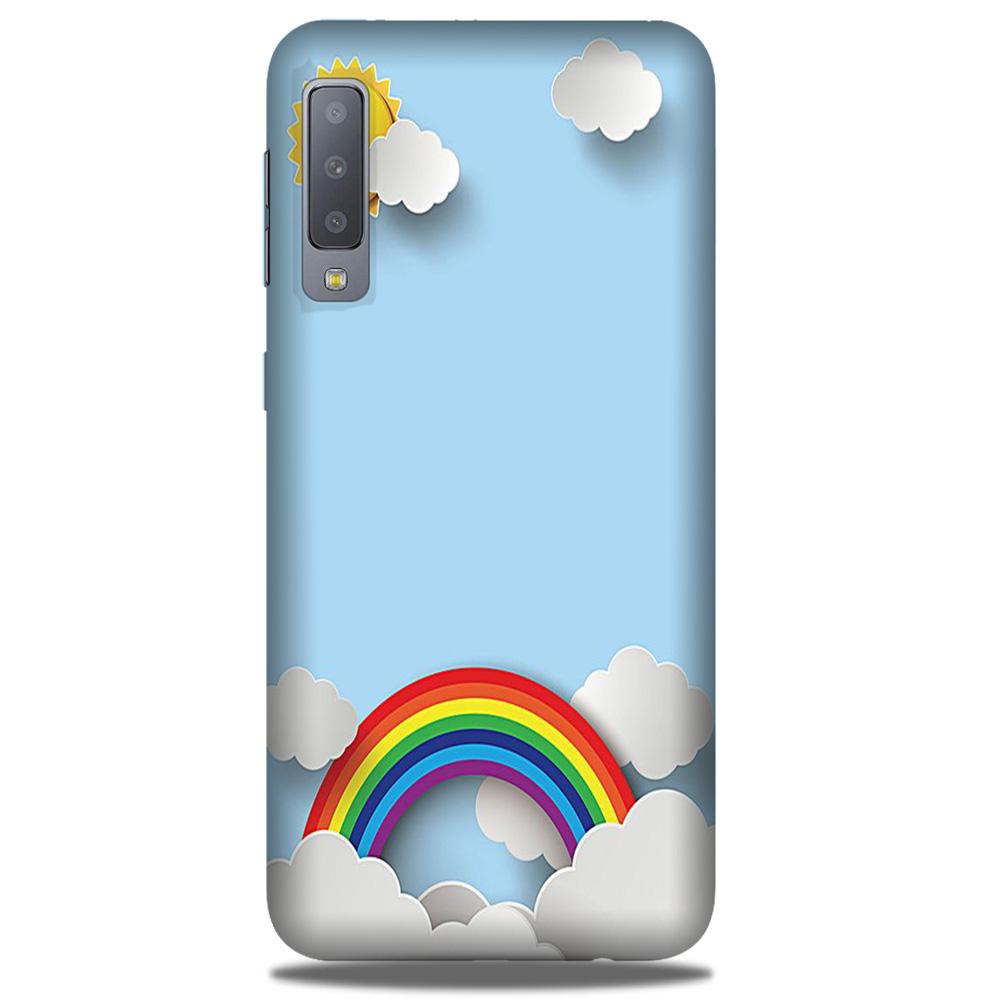 Rainbow Mobile Back Case for Galaxy A50 (Design - 225) Rainbow Case for Galaxy A50 (Design No. 225)