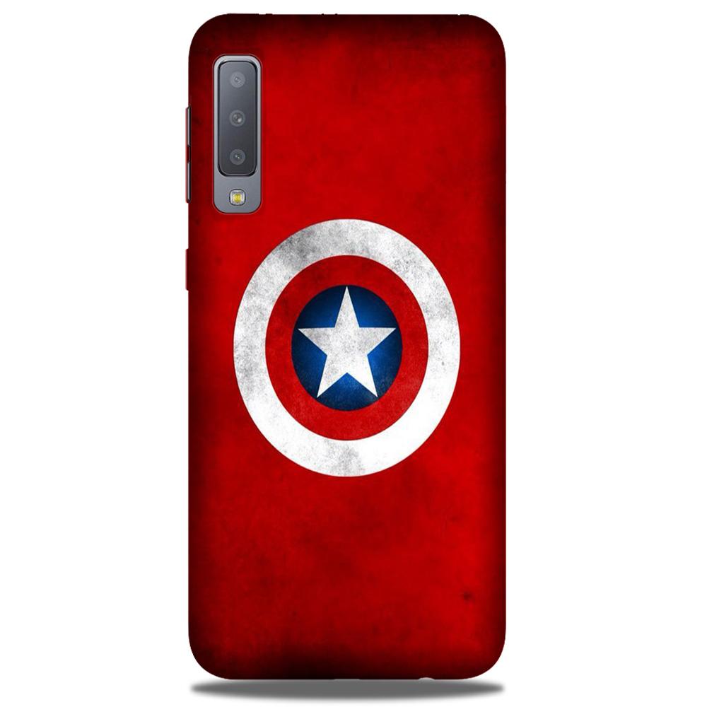 Captain America Mobile Back Case for Galaxy A50 (Design - 249) Captain America Case for Galaxy A50 (Design No. 249)