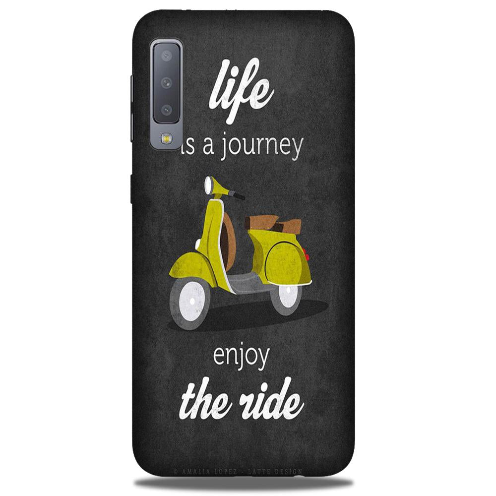 Life is a Journey Mobile Back Case for Galaxy A50 (Design - 261) Life is a Journey Case for Galaxy A50 (Design No. 261)