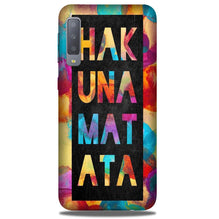 Hakuna Matata Mobile Back Case for Galaxy A50 (Design - 323)