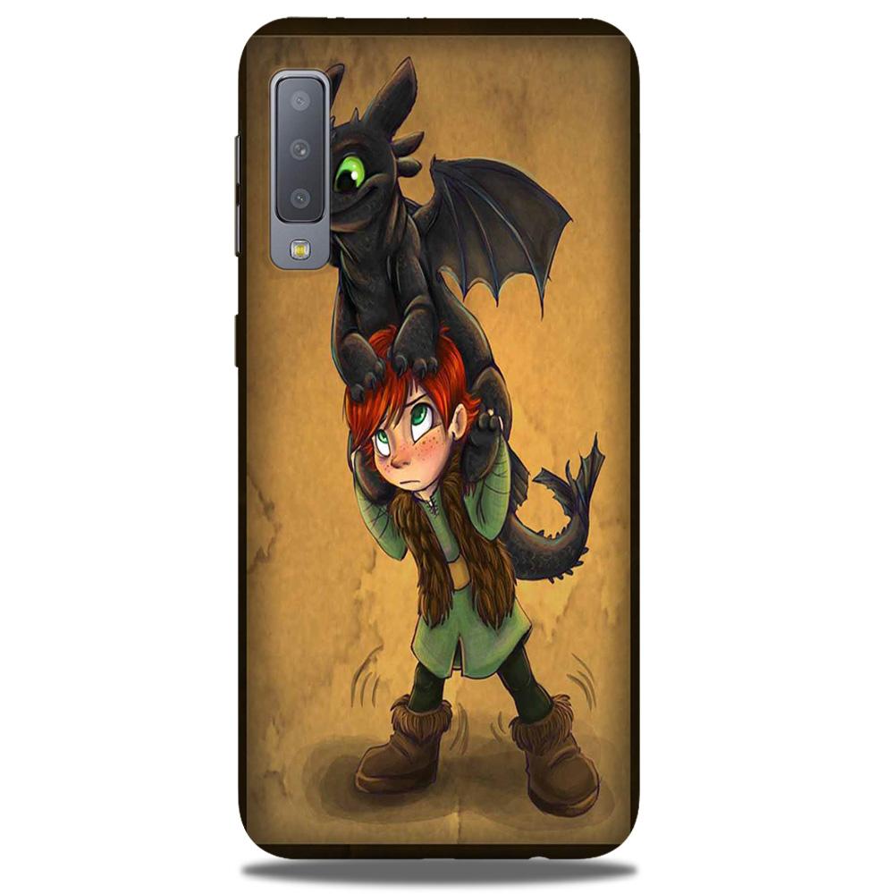Dragon Mobile Back Case for Galaxy A50 (Design - 336)
