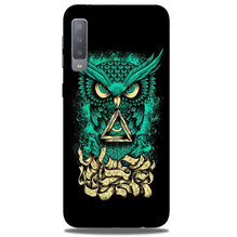 Owl Mobile Back Case for Galaxy A50 (Design - 358)