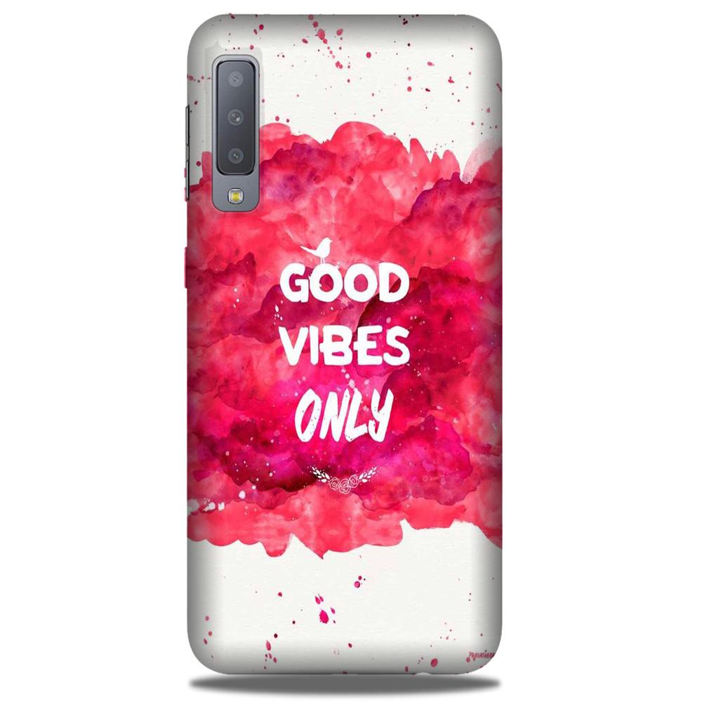 Good Vibes Only Mobile Back Case for Galaxy A50 (Design - 393) Good Vibes Only Mobile Back Case for Galaxy A50 (Design - 393)