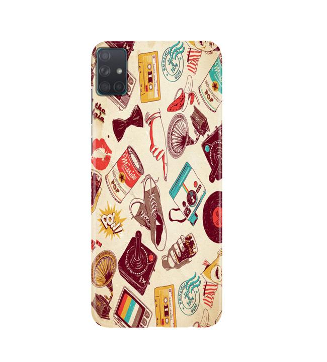 Vintage Mobile Back Case for Samsung Galaxy A51 (Design - 35) Vintage Case for Samsung Galaxy A51