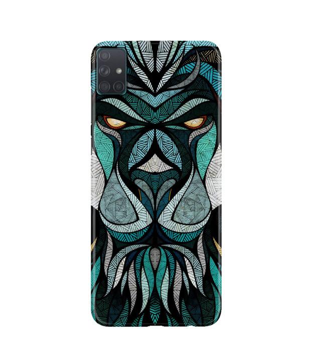 Lion Mobile Back Case for Samsung Galaxy A51 (Design - 97) Lion Case for Samsung Galaxy A51