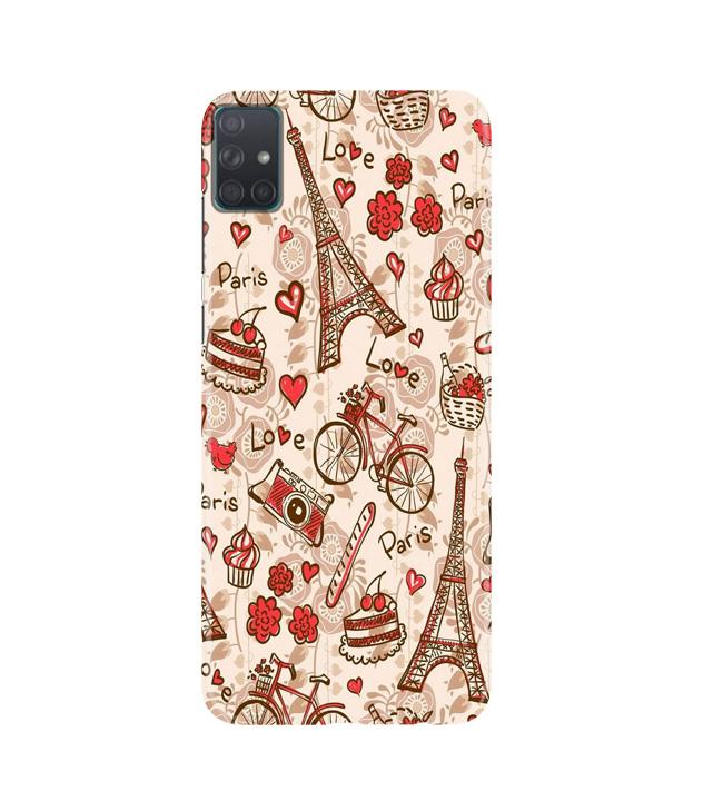 Love Paris Mobile Back Case for Samsung Galaxy A51 (Design - 103) Love Paris Case for Samsung Galaxy A51 (Design - 103)