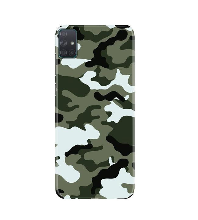 Army Camouflage Mobile Back Case for Samsung Galaxy A51 (Design