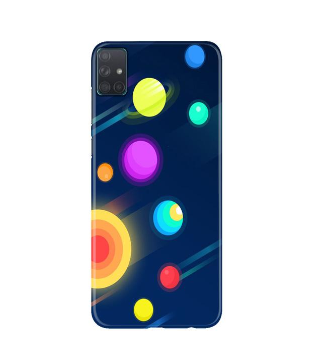 Solar Planet Mobile Back Case for Samsung Galaxy A51 (Design - 197) Solar Planet Case for Samsung Galaxy A51 (Design - 197)