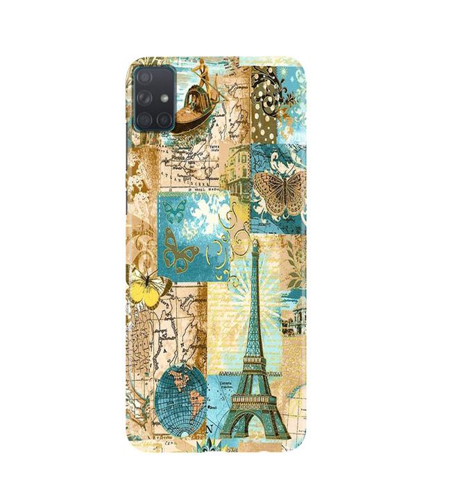 Travel Eiffel Tower Mobile Back Case for Samsung Galaxy A51 (Design - 206) Travel Eiffel Tower Case for Samsung Galaxy A51 (Design No. 206)