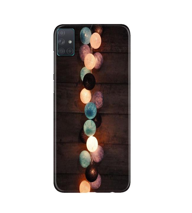 Party Lights Mobile Back Case for Samsung Galaxy A51 (Design - 209) Party Lights Case for Samsung Galaxy A51 (Design No. 209)