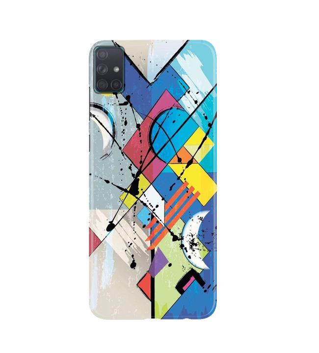 Modern Art Mobile Back Case for Samsung Galaxy A51 (Design - 235) Modern Art Case for Samsung Galaxy A51 (Design No. 235)