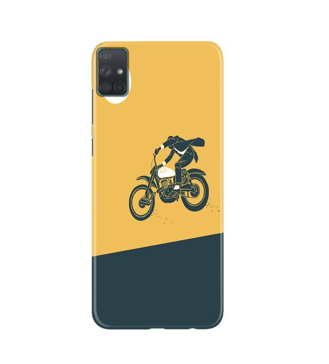 Bike Lovers Mobile Back Case for Samsung Galaxy A51 (Design - 256) Bike Lovers Case for Samsung Galaxy A51 (Design No. 256)