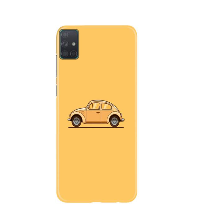 Vintage Car Mobile Back Case for Samsung Galaxy A51 (Design - 262) Vintage Car Case for Samsung Galaxy A51 (Design No. 262)