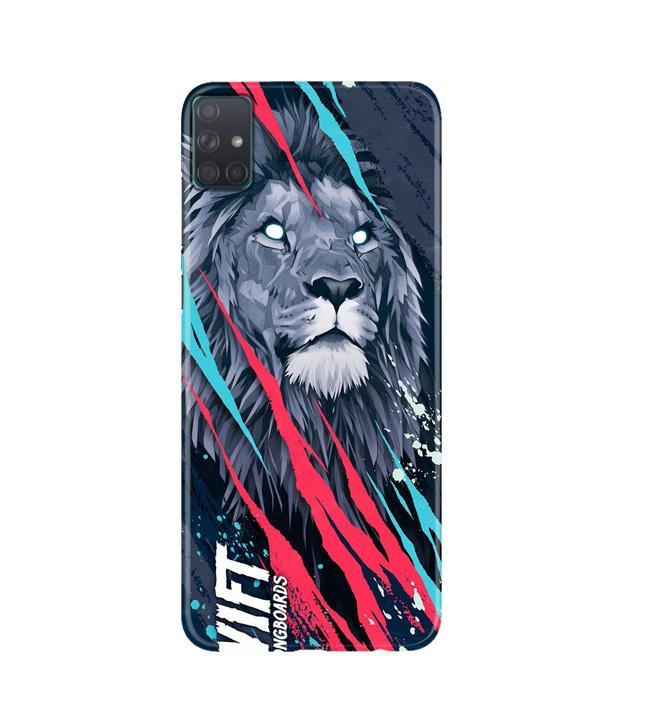 Lion Mobile Back Case for Samsung Galaxy A51 (Design - 278) Lion Case for Samsung Galaxy A51 (Design No. 278)