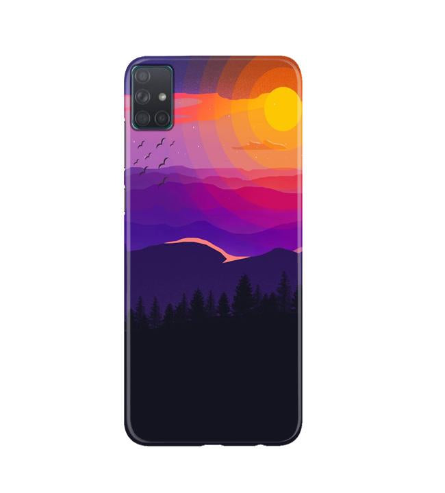 Sun Set Mobile Back Case for Samsung Galaxy A51 (Design - 279) Sun Set Case for Samsung Galaxy A51 (Design No. 279)