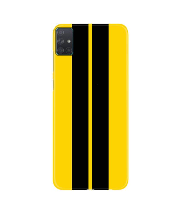 Black Yellow Pattern Mobile Back Case for Samsung Galaxy A51 (Design - 377) Black Yellow Pattern Mobile Back Case for Samsung Galaxy A51 (Design - 377)