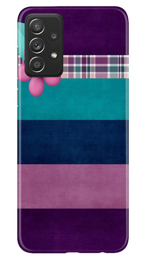 Purple Blue Mobile Back Case for Samsung Galaxy A72 (Design - 37) Purple Blue Case for Samsung Galaxy A72