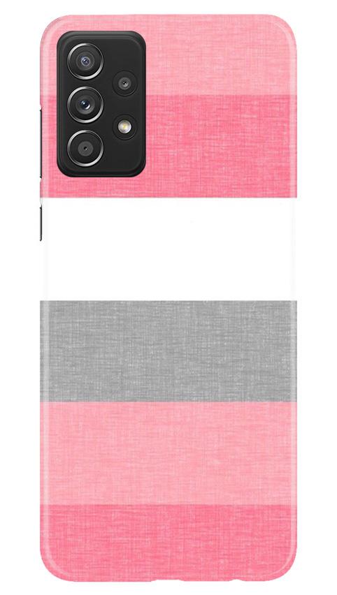 Pink white pattern Mobile Back Case for Samsung Galaxy A72 (Design - 55) Pink white pattern Case for Samsung Galaxy A72